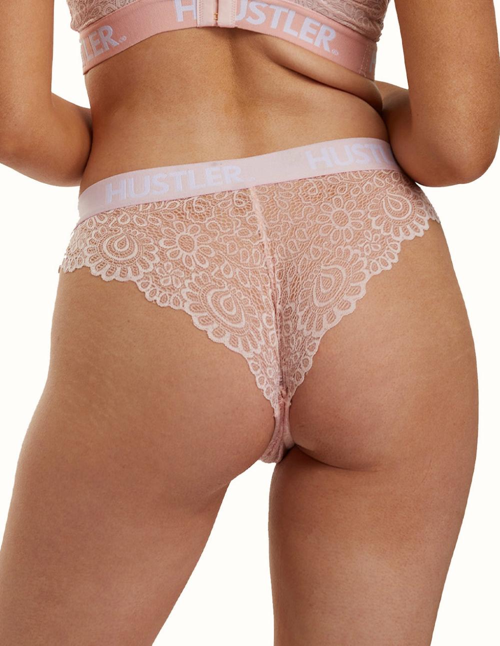 Panties | Logo Lace Brief Baby Pink Lingerie BABY PINK