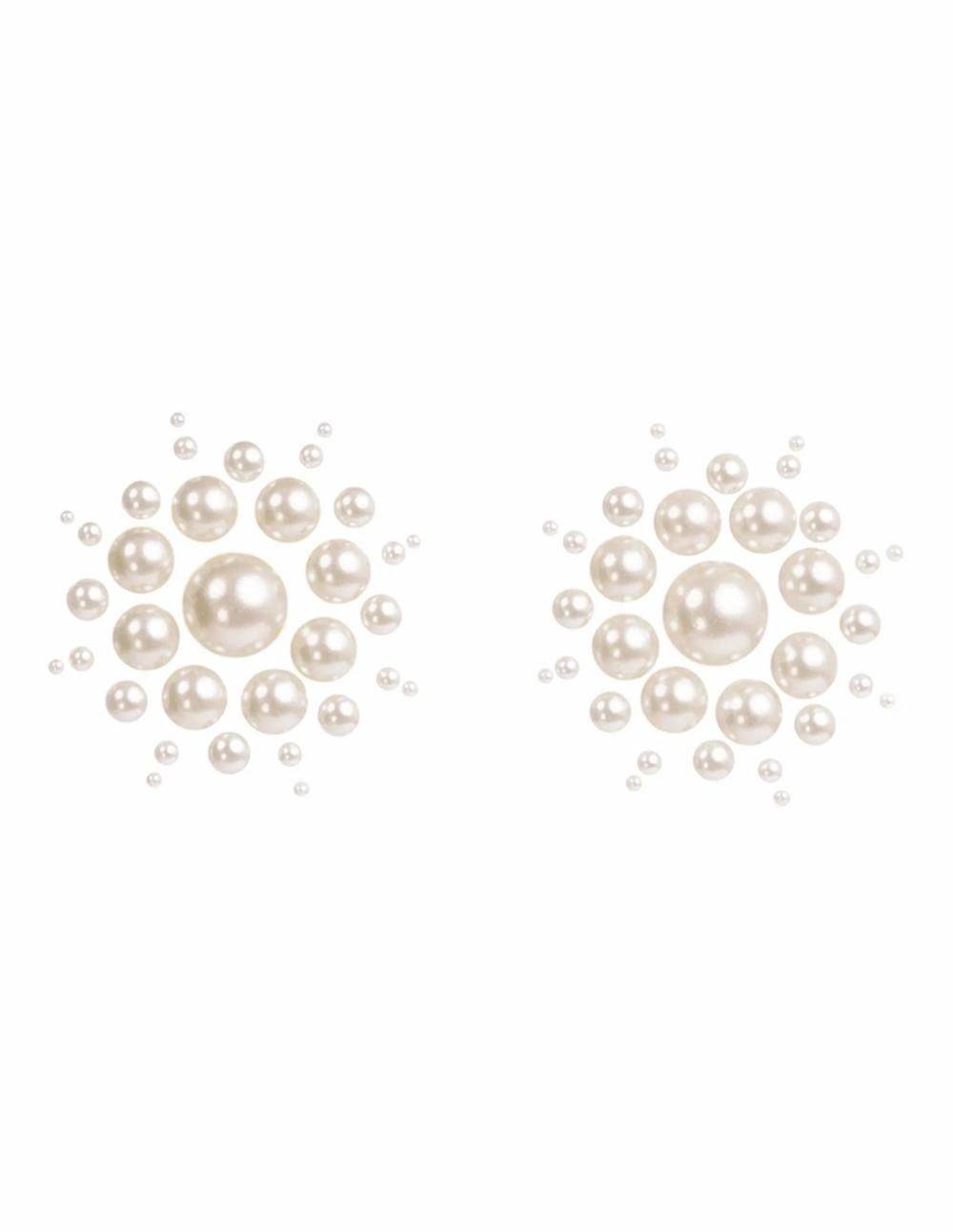 Pasties | Isla Adhesive Pearl Nipple Jewels Lingerie Pasties