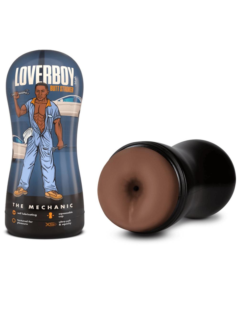 Sex Toys For Men | The Mechanic Self Lubricating Stroker Sex Toys CHOCOLATE