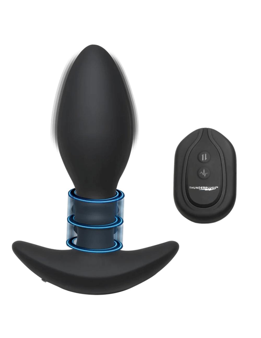 Sex Toys For Men | Thunderplugs Rim Slide Plug W/ Remote Sex Toys Sex Toys For Men