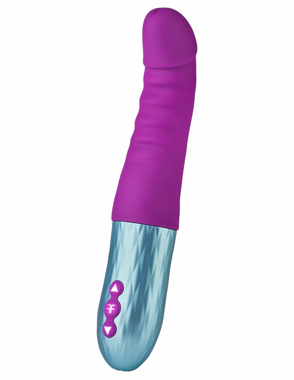 Vibrators | Cadenza Thrusting Vibrator Sex Toys Purple